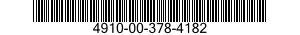 4910-00-378-4182  4910003784182 003784182
