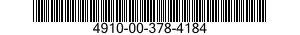 4910-00-378-4184  4910003784184 003784184