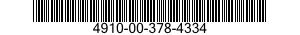 4910-00-378-4334  4910003784334 003784334