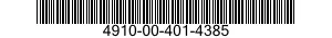 4910-00-401-4385  4910004014385 004014385