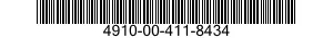 4910-00-411-8434  4910004118434 004118434