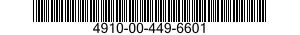 4910-00-449-6601  4910004496601 004496601
