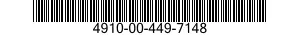 4910-00-449-7148  4910004497148 004497148