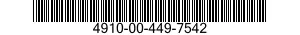 4910-00-449-7542  4910004497542 004497542