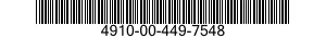 4910-00-449-7548  4910004497548 004497548
