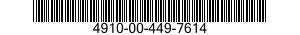 4910-00-449-7614  4910004497614 004497614