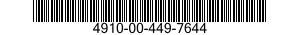 4910-00-449-7644  4910004497644 004497644
