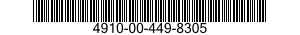 4910-00-449-8305  4910004498305 004498305