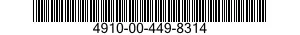 4910-00-449-8314  4910004498314 004498314