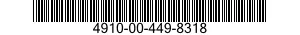 4910-00-449-8318  4910004498318 004498318