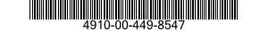 4910-00-449-8547  4910004498547 004498547