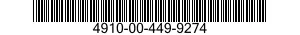 4910-00-449-9274  4910004499274 004499274