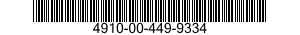 4910-00-449-9334  4910004499334 004499334