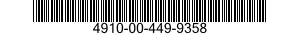 4910-00-449-9358  4910004499358 004499358