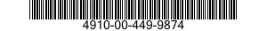 4910-00-449-9874  4910004499874 004499874