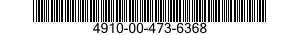 4910-00-473-6368  4910004736368 004736368