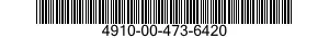 4910-00-473-6420  4910004736420 004736420