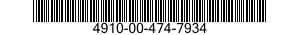 4910-00-474-7934  4910004747934 004747934