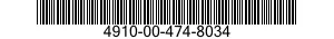 4910-00-474-8034  4910004748034 004748034