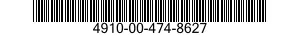 4910-00-474-8627  4910004748627 004748627