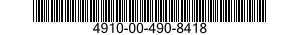 4910-00-490-8418  4910004908418 004908418