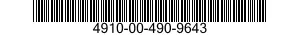 4910-00-490-9643  4910004909643 004909643