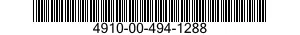 4910-00-494-1288  4910004941288 004941288