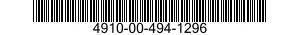 4910-00-494-1296  4910004941296 004941296