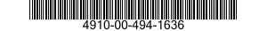 4910-00-494-1636  4910004941636 004941636