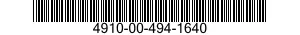 4910-00-494-1640  4910004941640 004941640