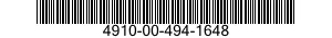 4910-00-494-1648  4910004941648 004941648