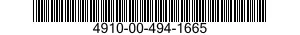 4910-00-494-1665  4910004941665 004941665
