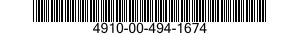 4910-00-494-1674  4910004941674 004941674