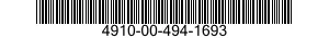 4910-00-494-1693  4910004941693 004941693