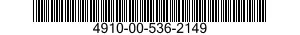 4910-00-536-2149  4910005362149 005362149