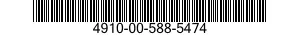 4910-00-588-5474  4910005885474 005885474