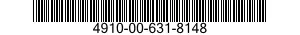 4910-00-631-8148  4910006318148 006318148