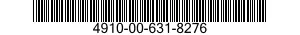 4910-00-631-8276  4910006318276 006318276