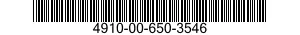 4910-00-650-3546  4910006503546 006503546