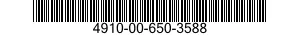 4910-00-650-3588  4910006503588 006503588