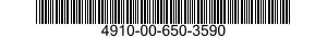 4910-00-650-3590  4910006503590 006503590