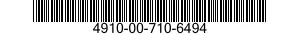 4910-00-710-6494  4910007106494 007106494