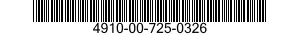 4910-00-725-0326 SPREADER,TIRE 4910007250326 007250326