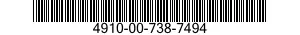 4910-00-738-7494  4910007387494 007387494