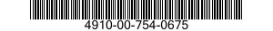 4910-00-754-0675  4910007540675 007540675