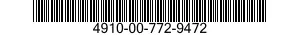 4910-00-772-9472  4910007729472 007729472