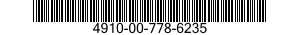 4910-00-778-6235  4910007786235 007786235