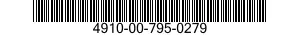 4910-00-795-0279  4910007950279 007950279