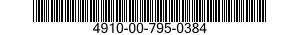 4910-00-795-0384  4910007950384 007950384