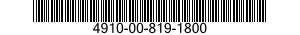 4910-00-819-1800  4910008191800 008191800